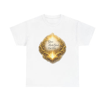 Grace Looks Good On Me T-Shirt — Inspirational Faith Tee